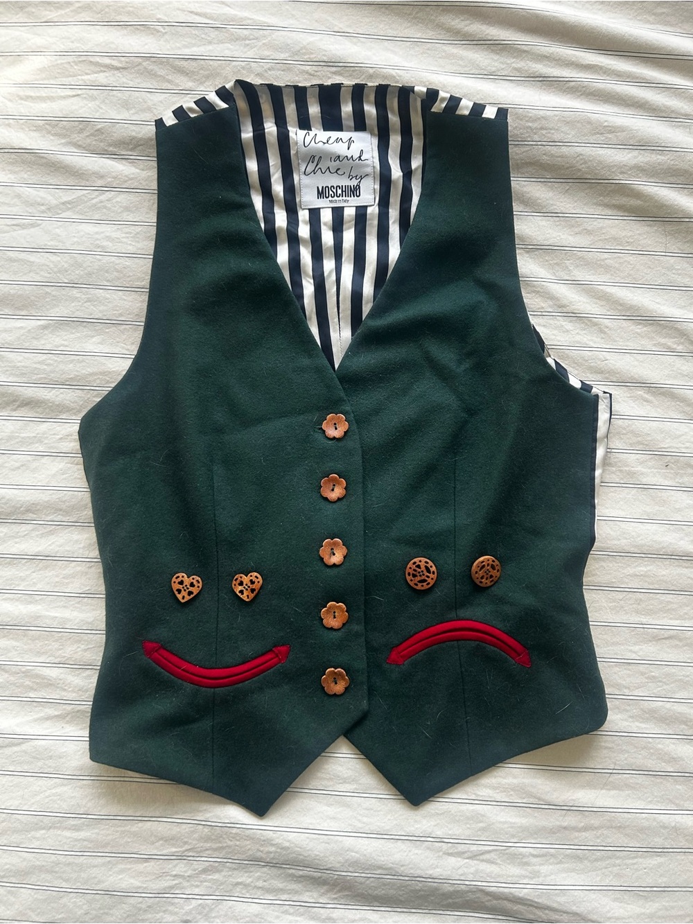 INSANE MOSCHINO CHEAP AND CHIC VEST
